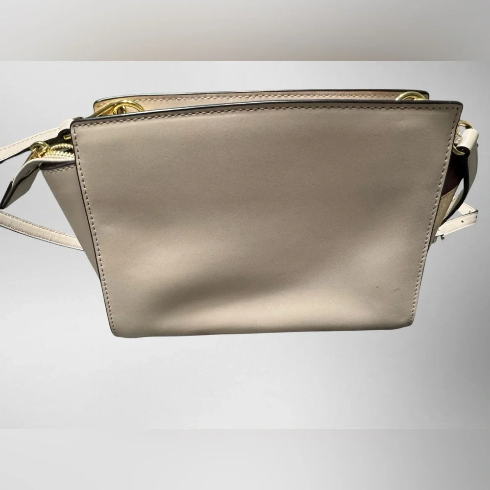 Michael Kors Selma Pink Leather Studded Firework Celestial Crossbody Bag RARE LE - Picture 3 of 11